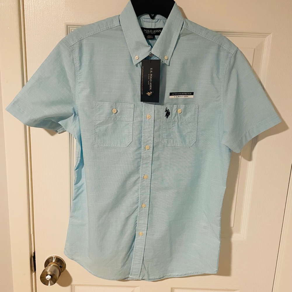 U.S. Polo Assn. Sky Blue Casual Shirt